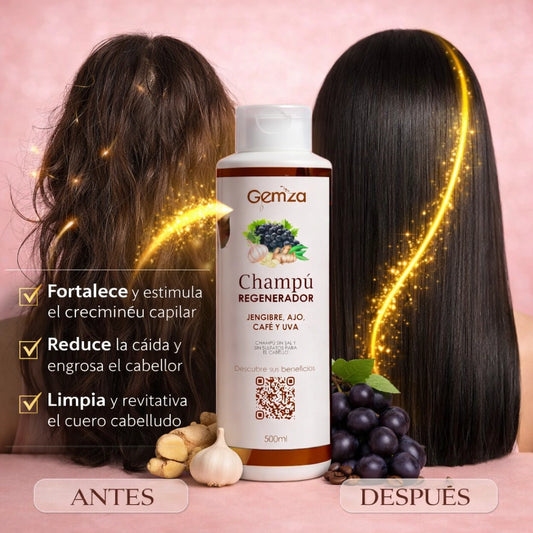 Champú Regenerador Anticaída | Crecimiento y Fortalecimiento