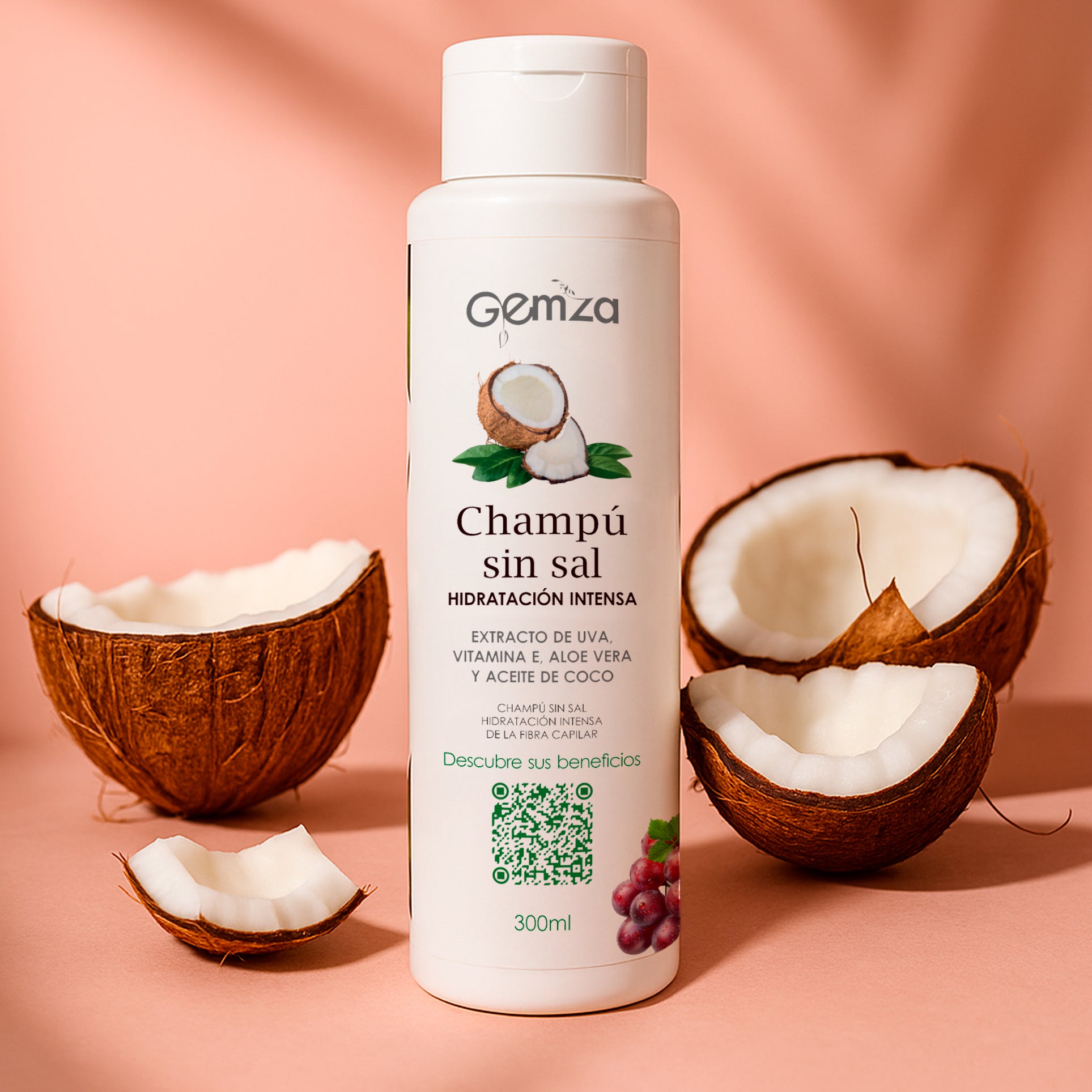 Champú Hidratación Intensa (Coco y Vitamina E)