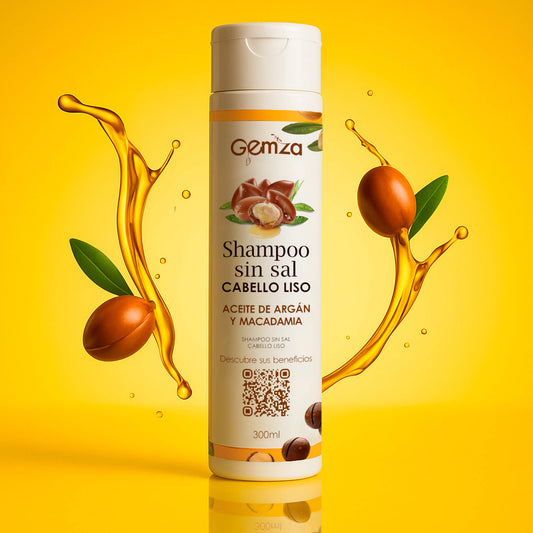 Champú para Cabello Liso – Sin Frizz y Brillante