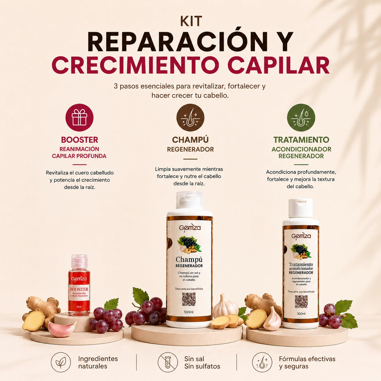Kit Reparación y Crecimiento Capilar