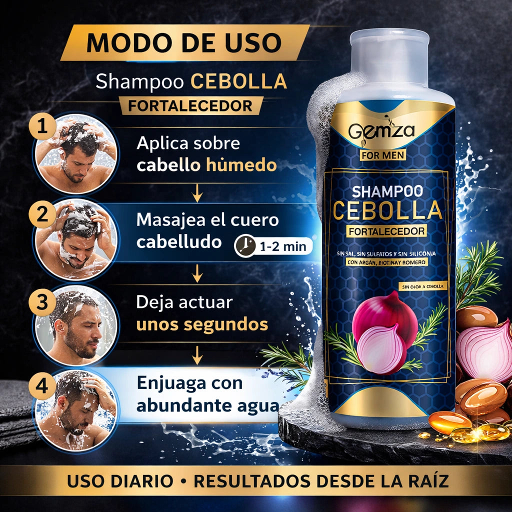 Shampoo Anticaída FOR MEN Cebolla