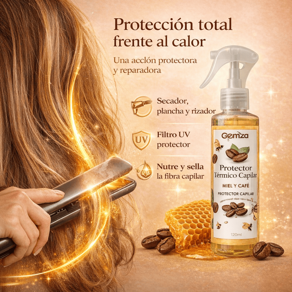 Protector Térmico Capilar | Antifrizz y Brillo con Filtro UV