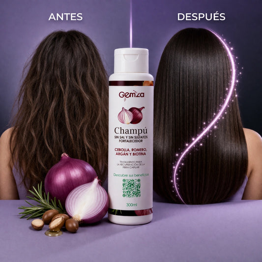Champú de Cebolla | Crecimiento, Fuerza y Anticaída