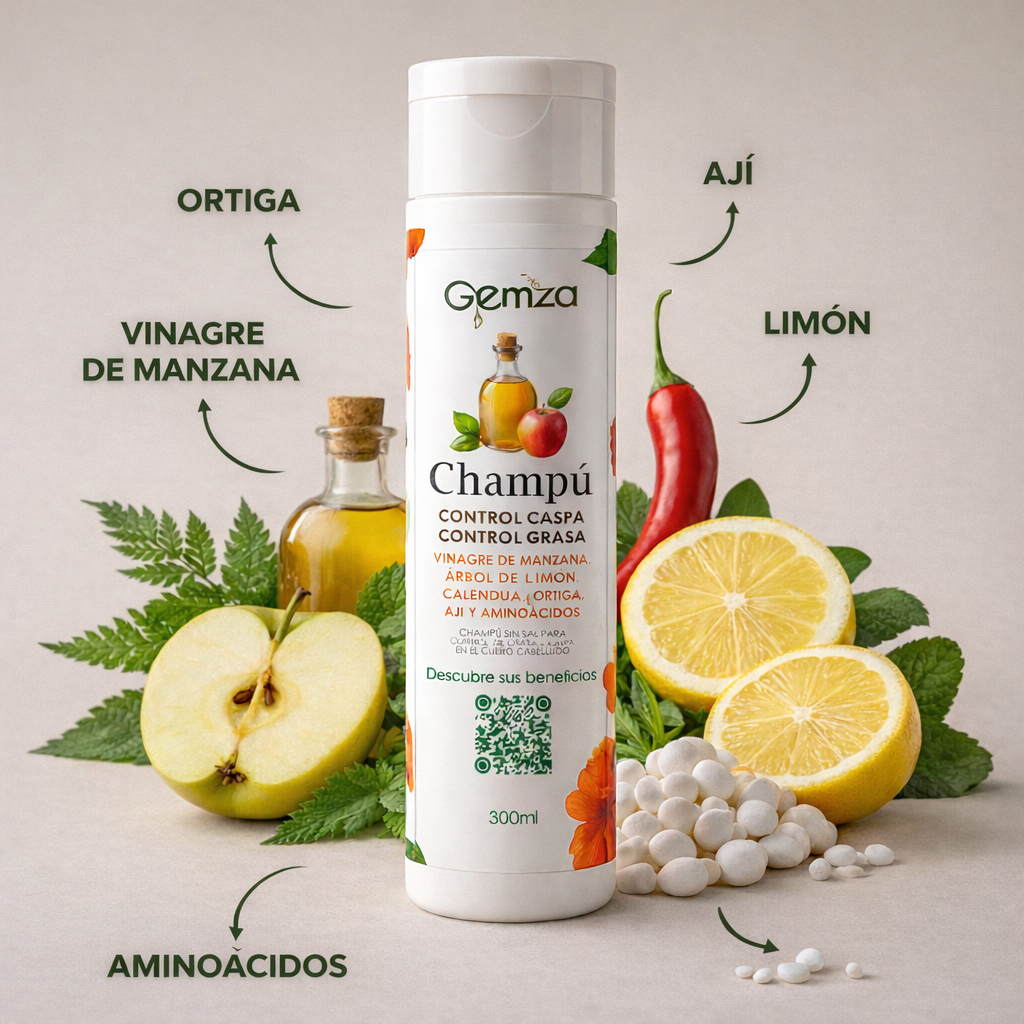 Champú Anticaspa y Control Grasa