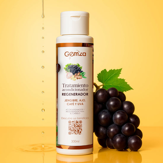 Tratamiento Acondicionador Regenerador (Café, Jengibre y Ajo)
