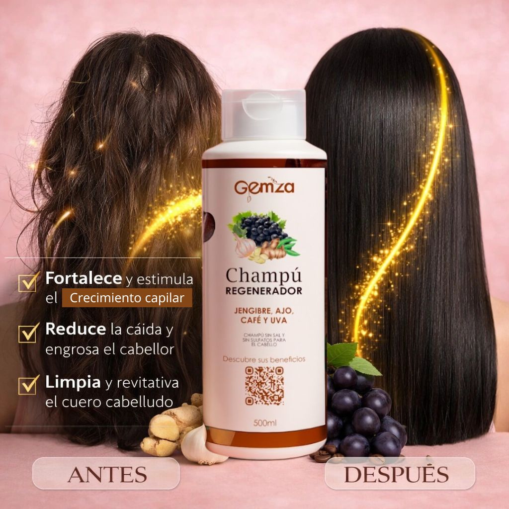 Champú Regenerador Anticaída | Crecimiento y Fortalecimiento